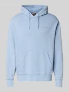 Dickies Hoodie mit Label-Stitching und Känguru-Tasche in Hellblau, Grö...