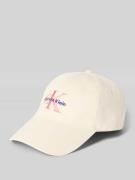 CK Calvin Klein Größenverstellbare Cap mit Label-Stitching in Beige, G...