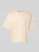 adidas Sportswear Regular Fit T-Shirt aus reiner Baumwolle in Beige, G...