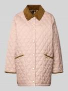 Barbour Regular Fit Steppjacke mit Umlegekragen Modell 'LIDDESDALE' in...