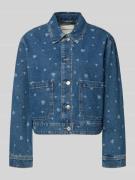 Tom Tailor Denim Oversized Jeansjacke aus reiner Baumwolle in Jeansbla...