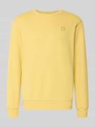 Scotch & Soda Sweatshirt mit Rundhalsausschnitt in Hellgelb, Größe L