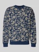 Scotch & Soda Sweatshirt im Allover-Look mit Rundhalsausschnitt in Mar...