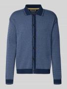 Scotch & Soda Cardigan mit Polokragen und Knopfleiste in Marine, Größe...