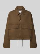 Marc O'Polo Denim Regular Fit Jeansjacke aus Baumwoll-Mix in Mittelbra...