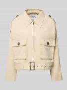 My Essential Wardrobe Jacke mit Pattentaschen und Gürtel Modell 'Lyon'...