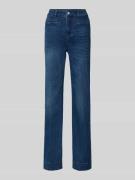 Christian Berg Woman Wide Leg Jeans mit Eingrifftaschen in Marine Mela...