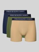 Polo Ralph Lauren Underwear Trunks aus Baumwoll-Mix im 3er-Pack in Kha...