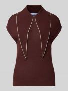 Mango Blusenshirt aus Viskose-Mix mit V-Ausschnitt Modell 'BERT' in Du...