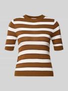 Mango Strickshirt mit Rundhalsausschnitt Modell 'COPENH' in Camel, Grö...