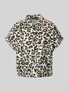 Betty Barclay Boxy Fit Bluse aus Leinen-Viskose-Mix in Beige, Größe 44