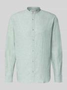 Jack & Jones Regular Fit Freizeithemd aus Baumwoll-Leinen-Mix in Mint,...