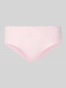 Sloggi Slim Fit Slip im semitransparenten Design Modell 'Bliss' in Ros...