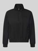 CK Calvin Klein Jacke mit Stehkragen und Logo in Black, Größe L