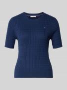 Tommy Hilfiger Slim Fit T-Shirt aus reiner Baumwolle in Marine, Größe ...