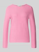 Marc O'Polo Regular Fit Strickpullover aus reiner Baumwolle in Rosa, G...