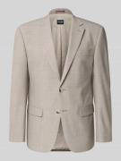 HECHTER PARIS Regular Fit 2-Knopf-Sakko mit Pattentaschen in Beige, Gr...