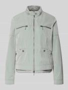 Amber & June Jacke mit Zweiwege-Reißverschluss in Hellgruen, Größe 34