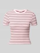 Only Regular Fit T-Shirt mit Viskose-Anteil Modell 'LUPE' in Rosa, Grö...
