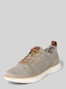 bugatti Sneaker mit Label-Details Modell 'Pasadena' in Beige, Größe 40