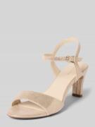 Tamaris Sandaletten mit Stiletto Absat in Gold, Größe 36