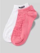 HUGO Sneaker-Socken aus Baumwoll-Mix im 2er-Pack Modell 'LEO' in Pink,...
