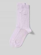 BOSS Socken mit Label-Detail im 2er-Pack in Flieder, Größe 39-42