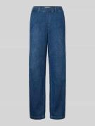 Brax Wide Leg Jeans mit elastischem Bund in Blau, Größe 34