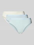 Marc O'Polo Slip aus Baumwoll-Mix im 3er-Pack in Hellblau, Größe M