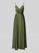 Laona Abendkleid mit Spaghettiträgern und V-Ausschnitt in Gruen, Größe...