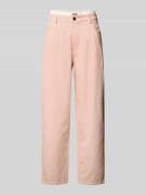 Karo Kauer Jeans mit integriertem Boxer-Detail in Rose, Größe L