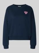 Tom Tailor Denim Regular Fit Sweatshirt aus reiner Baumwolle in Marine...