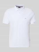 HECHTER PARIS Regular Fit Poloshirt aus Baumwolle in Weiss, Größe L