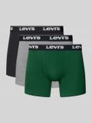 Levi's® Trunks aus Baumwoll-Mix im 3er-Pack in Gruen, Größe L