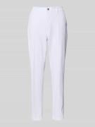 MAC Chino mit Eingrifftaschen in Weiss, Größe 34