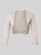 Jake*s Cocktail Regular Fit Bolero aus Viskose-Mix in Metallic Beige M...
