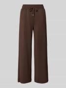 Soyaconcept Sweatpants mit elastischem Bund in Dunkelbraun, Größe L