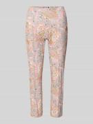 SEDUCTIVE Caprihose im Allover-Look in Rosa, Größe 36