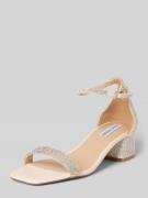 Steve Madden Sandalette mit Strasssteinbesatz Modell 'Gena' in Ecru, G...