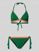 Banana Moon Bikini mit Häkelspitze in Gruen, Größe L