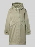 Marc O'Polo Regular Fit Parka aus reiner Baumwolle in Gruen, Größe 34