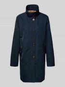 Fuchs Schmitt Mantel mit Stehkragen und Knopfleiste in Marine, Größe 3...