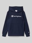 CHAMPION Hoodie aus Baumwoll-Mix in Marine, Größe 128