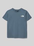 The North Face Regular Fit T-Shirt mit Logo-Print in Rauchblau, Größe ...
