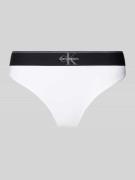 Calvin Klein Underwear String mit Logo-Muster in Weiss, Größe L