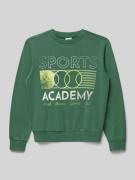 s.Oliver RED LABEL Regular Fit Sweatshirt aus Baumwoll-Mix in Gruen, G...