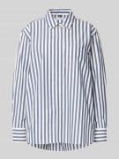 Tommy Hilfiger Loose Fit Hemdbluse aus reiner Baumwolle in Marine, Grö...