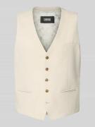 CINQUE Weste mit Paspeltaschen Modell 'Vitra' in Beige, Größe 102