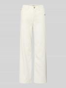 Gang Wide Leg Medium Wais Jeans Modell 'AMELIE' in Offwhite, Größe 25