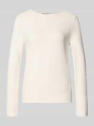Marc O'Polo Regular Fit Strickpullover aus reiner Baumwolle in Weiss, ...
